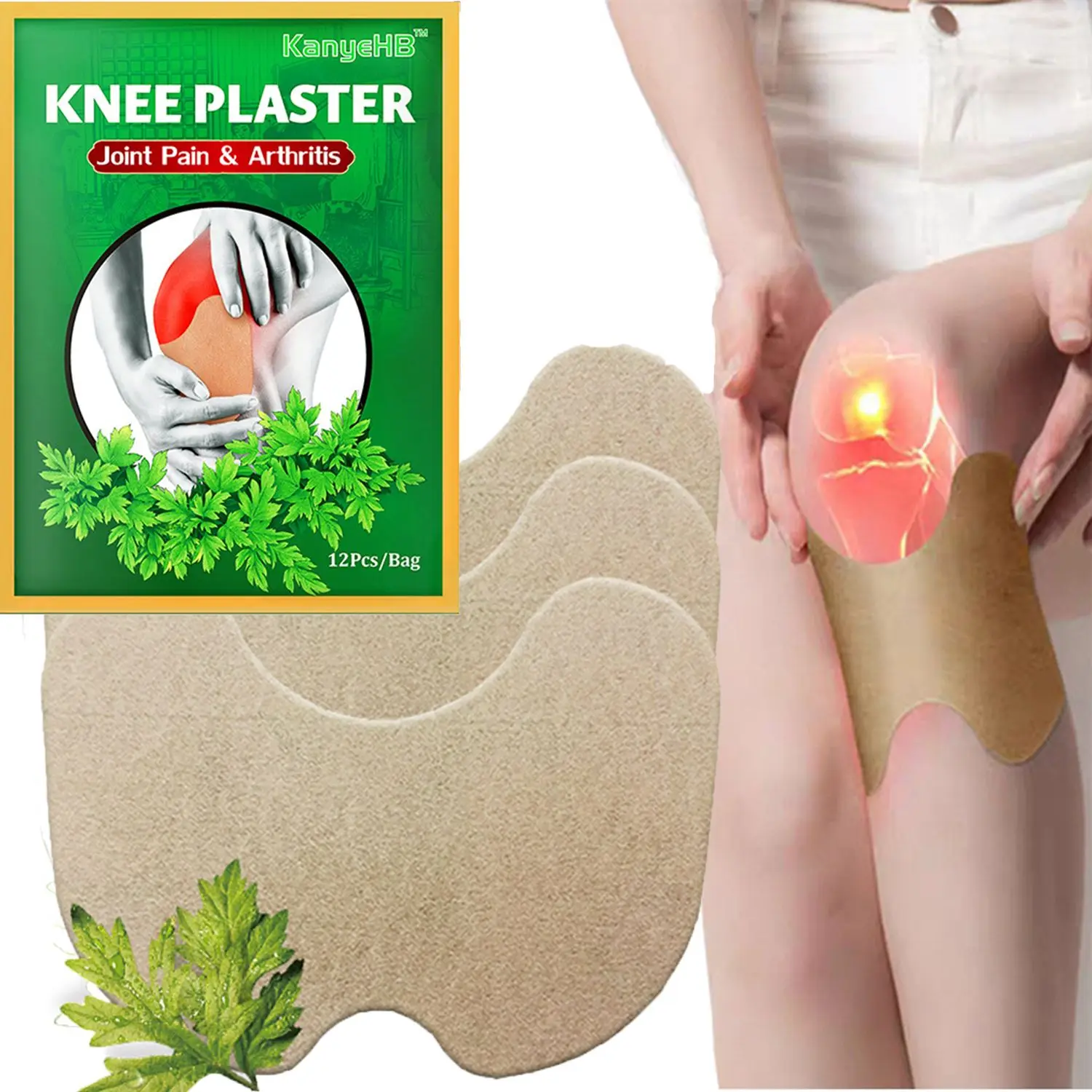 

Effective Arthritis Patch Wormwood Extract Hot Sale Pain Relieving Plaster Rheumatoid Knee Sore Joint Ache Sticker