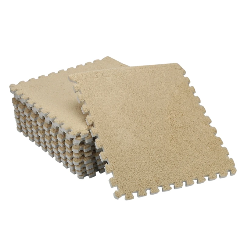 Пушистый коврик из вспененного этилвинилацетата 10 шт. пушистая ковровая плитка