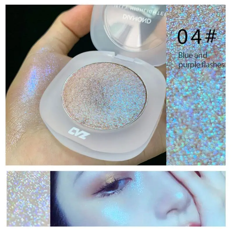 4 цвета одиночные светильник тени для век косметика мясо-картофель Длинные