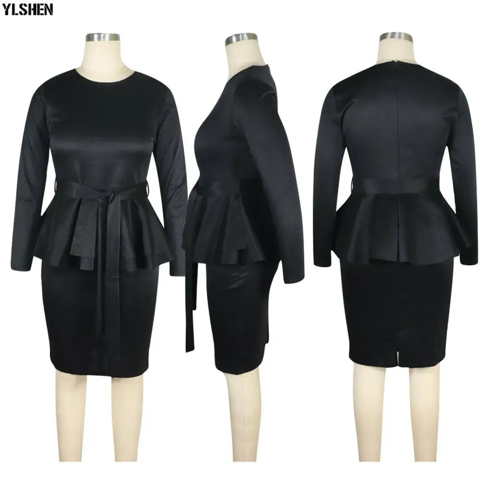 African Dresses for Women Dashiki 2019 New Clothes Bazin Riche Sexy Slim Long Sleeve Robe Africain Grown Africa Dress | Тематическая