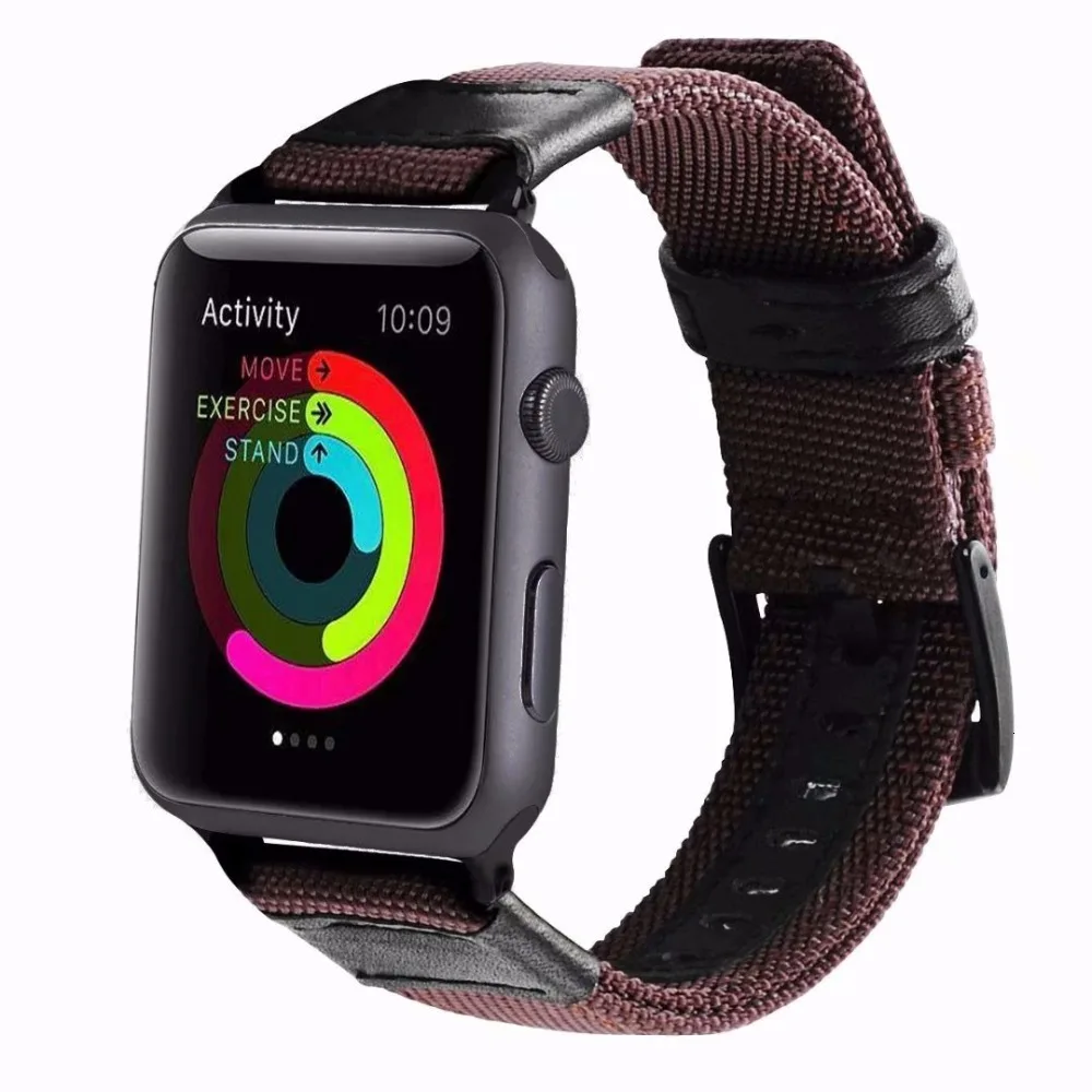 Сменный нейлоновый ремешок для apple watch 42 мм серии 5 4 3 2 1 iwatch 44 мм 40 мм аксессуары 38 мм дышащий браслет ремешок на запястье