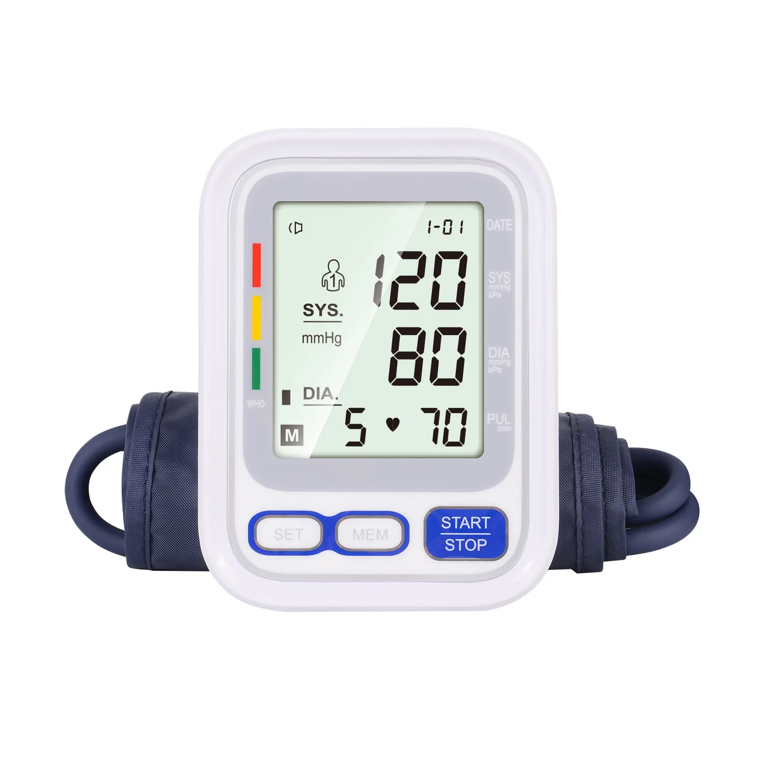 

Hot Home Health Care Digital Lcd Upper Arm Blood Pressure Monitor Heart Beat Meter Machine Tonometer for Measuring Automatic