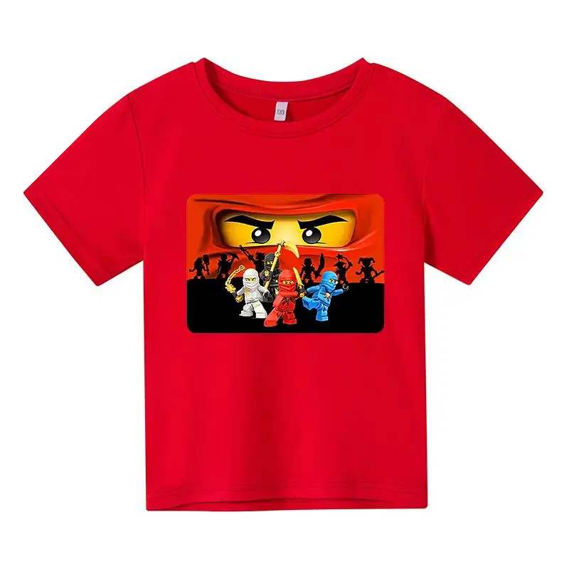 

Children 'S Clothing Girls Clothing 2021 Boys T -Shirt Legoes T -Shirt Baby Ninjago Kid Short Sleeve Summer Multicolor Top Cloth