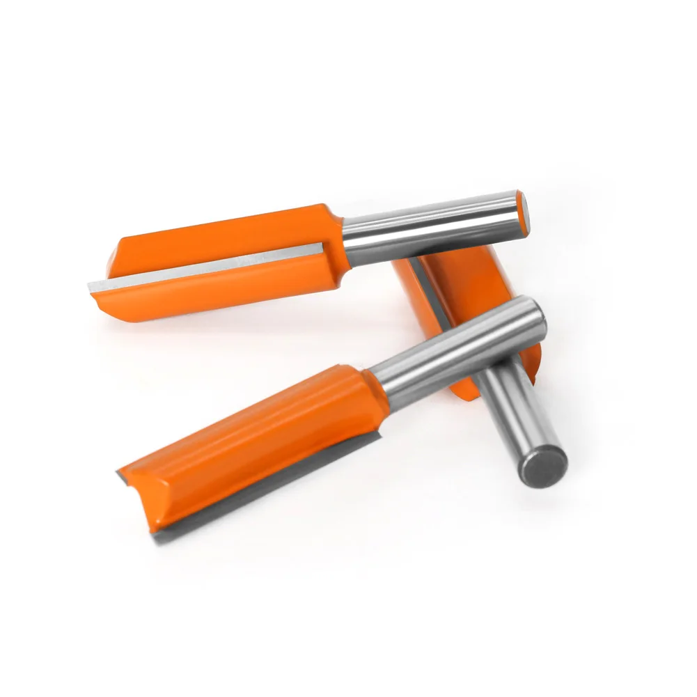 

Double-edged Router Bit Straight Cutter Carbide 3pcs Extended Straight