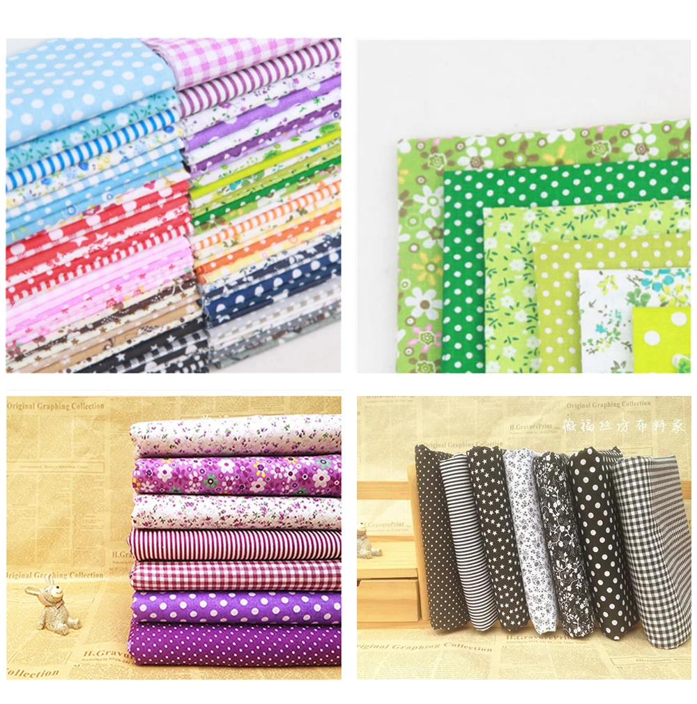 Стеганые ткани для шитья из хлопка 25x25 см|Ткань| |