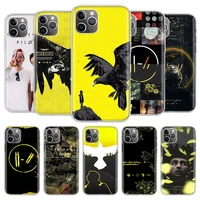 twenty one pilots yellow phone case for iphone 13 12 11 pro 7 6 x 8 6s plus xs max xr mini se 5s 7g cover coque shell capa