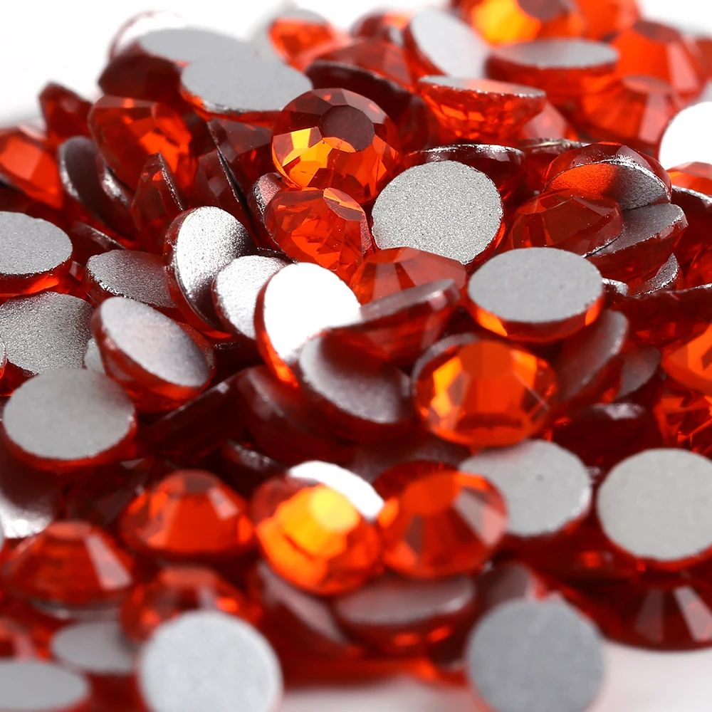 

Гиацинтовое стекло 3D украшения для ногтей ss3 ss4 ss5 ss6 ss8 ss10 ss12 ss16 ss20 ss30 ss34 Кристальные ногти без горячей фиксации Стразы