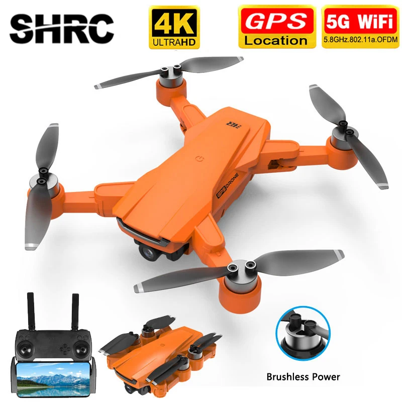 Складной Квадрокоптер I Camera 3 GPS 6K HD профессиональный Дрон с двойной камерой для