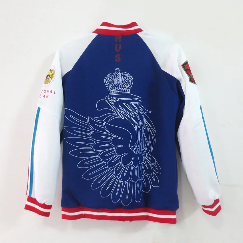 Аниме Юри! На льду костюмы для косплея Юри плисетски Косплей Костюм Пальто