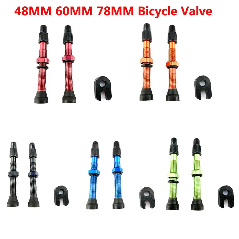 Ниппель из сплава F/V ниппель для бескамерных шин горного и дорожного велосипеда с