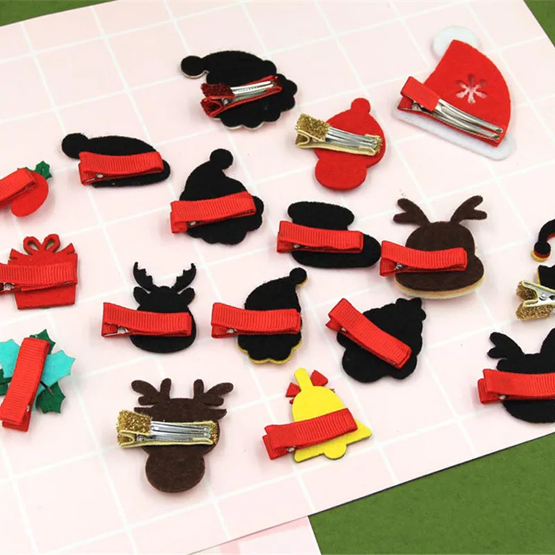 5 шт./компл. новый Детский милый Рождественский подарок заколки для волос
