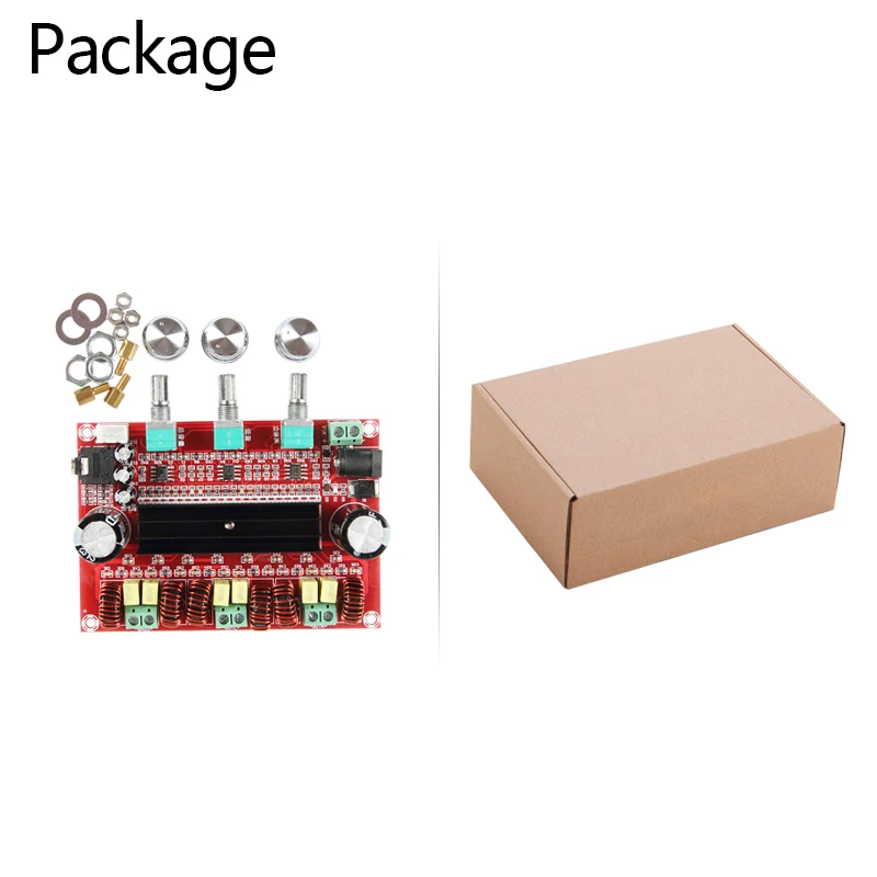 

TPA3116 High Power Digital Amplifier Board TPA3116D2 Audio DC12V-26V 2*80W+100W Subwoofer Sound Amplifiers 2.1 For Speaker DIY