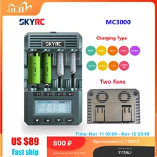 Original SKYRC MC3000 Battery Charger BT Smart APP PC Control Multi-chemistry Universal LED Screen NiMH NiCd Li-ion LiFePO4 AAA