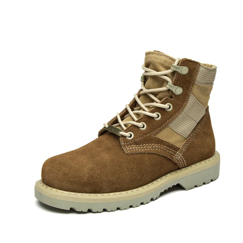 Ботинки мужские из натуральной кожи на шнуровке винтажные в британском стиле