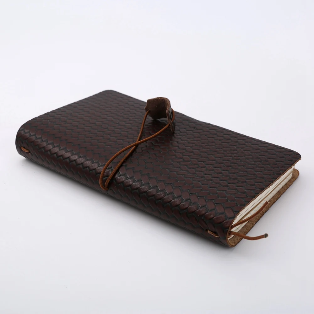 Дорожный блокнот 2019 дневник винтажный из коровьей кожи книга для записей