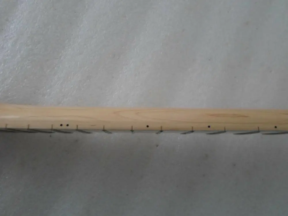 Блестящая Кленовая 24 лада запчасти для грифа электрогитары накладка с