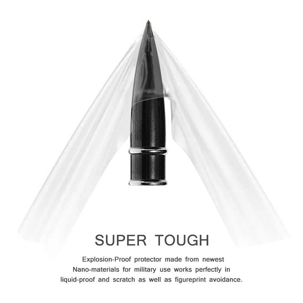 Гидрогелевая пленка из ТПУ Взрывозащищенная тонкая 3 шт. для прослушивания