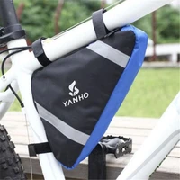 reflective bicycle frame tube bag bicycle pannier cycling pack bike front tube bag triangle pouch mtb road bicycle frame pouch
