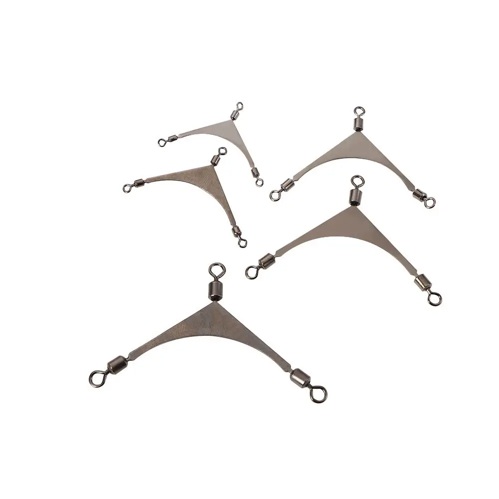 

10 шт. рыболовный Американский вилочный сплиттер из нержавеющей стали Вертлюги Вращающийся Поворотный высокоскоростной коннектор рыболовн...