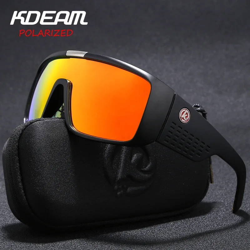 Мужские и женские летние солнцезащитные очки KDEAM поляризационные для пляжа UV400