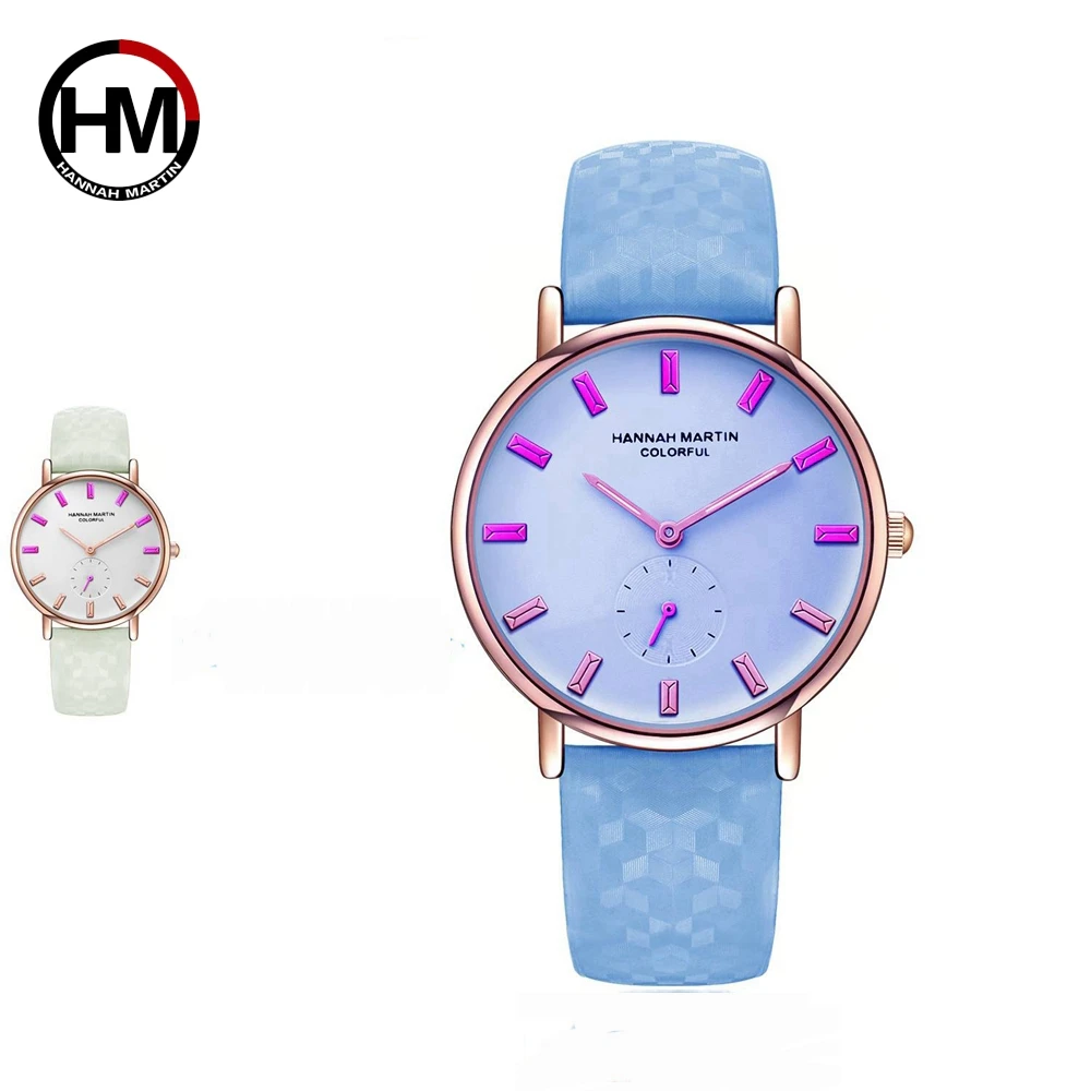 HM женские часы Ins тренд карамельный цвет сменные наручные корейские силиконовые