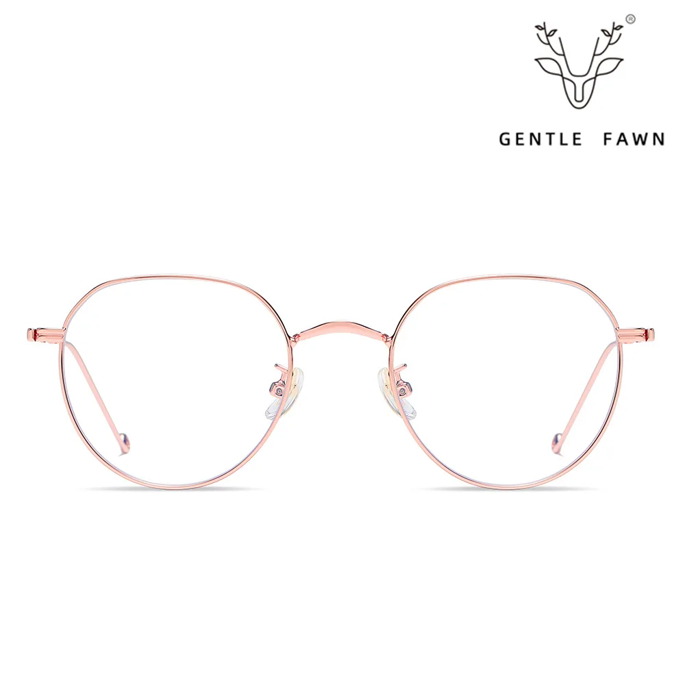 

ZS52022 Дженни в том же стиле металлические круглые очки унисекс с защитой от синего света