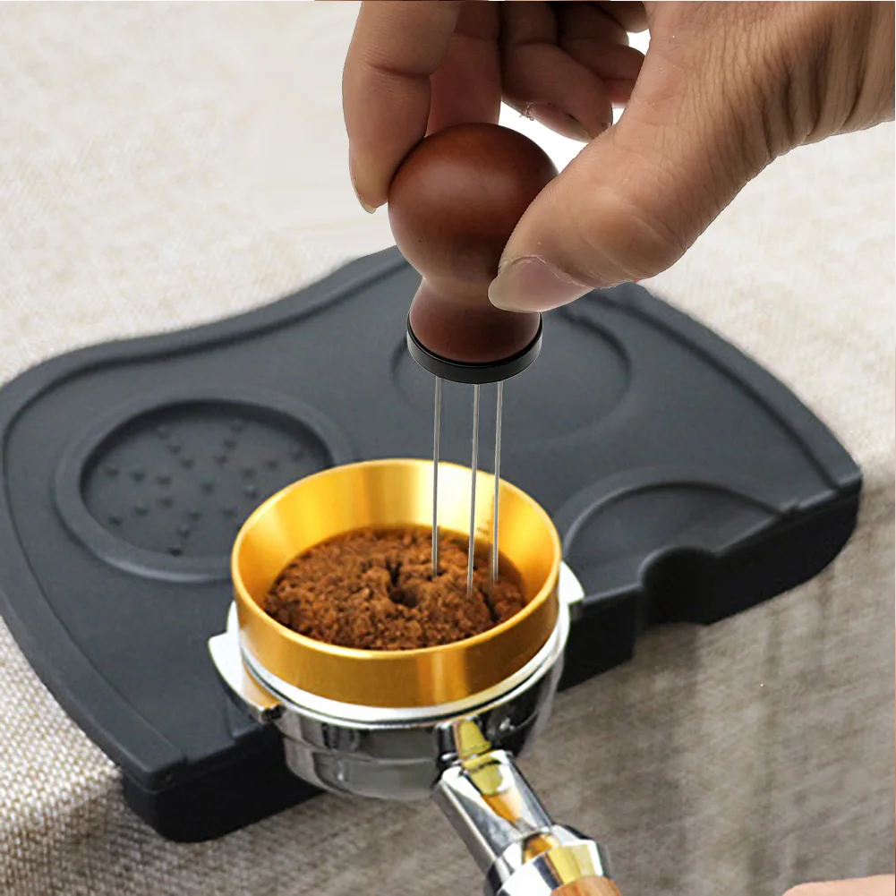 

Hand Tamper Pin Mini Coffee Powder Needle Stainless Steel For Drinking Stirring Tool Home Whisk Distribution Manual