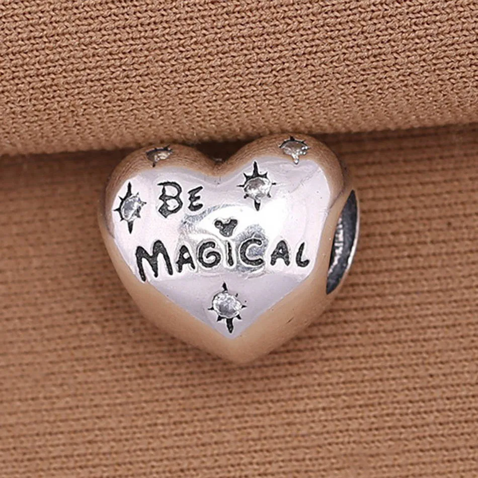 Подлинная S925 бисер DIY Ювелирные изделия быть волшебным очарование подходит леди