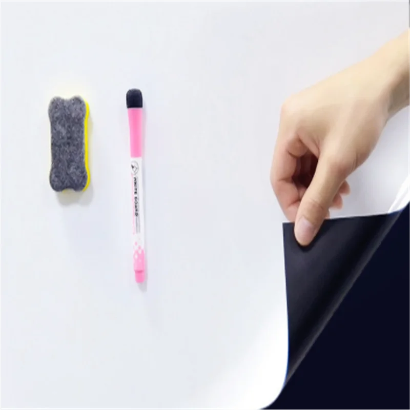 A5 Размеры Гибкая магнитная доска для магниты на холодильник из винила сухая