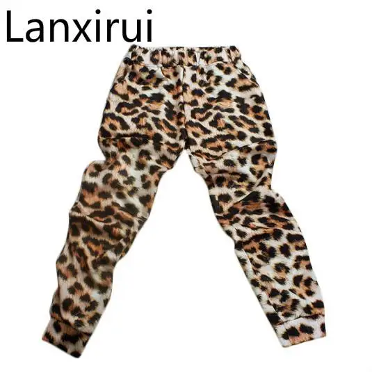 

1433 Plus Large Size New European Style Sexy Leopard 3d Print Elastic Sweatpants Sportswear Trousers For Women Pants