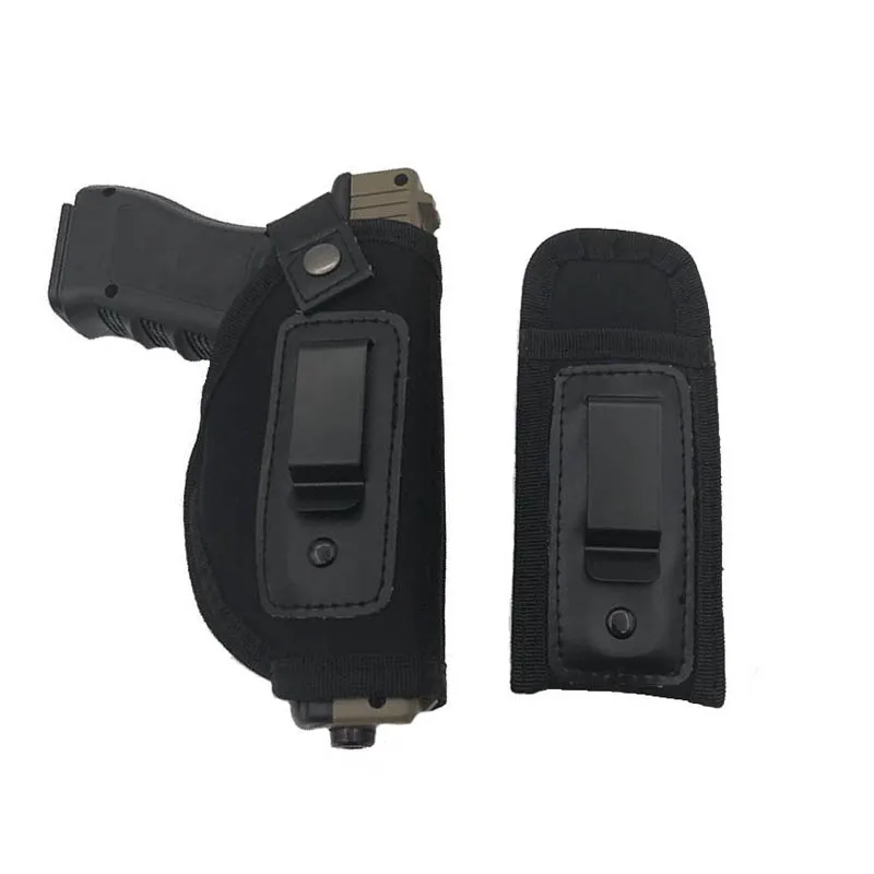 

Army Tactical Gun Holster With Magazine Pouch Concealed Hunting Airsoft Gun Carry Pistol Case Belt Waist Holster With Metal Clip