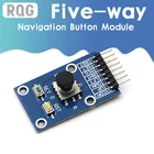 Модуль с пятипозиционной кнопкой навигации для MCU AVR Game 5D Rocker, Независимая клавиатура для Arduino, модуль джойстика