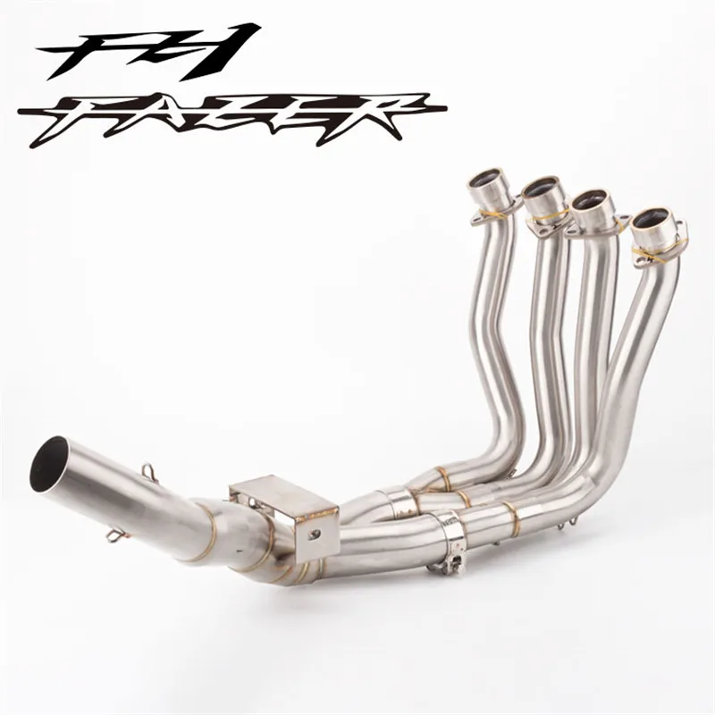 Модифицированная выхлопная труба мотоцикла глушитель FZ1 Передняя секция FAZER