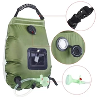 water bag 20l solar outdoor shower bag portable camping shower heating hiking waterzak with hose for camping