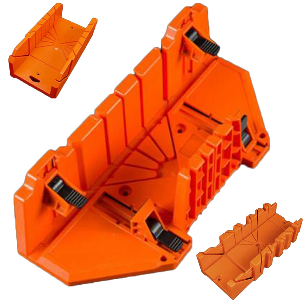 

1pc Mitre Box Woodworking 0/22.5/45/90 Degree Clamping Angle Cutting Saw Case