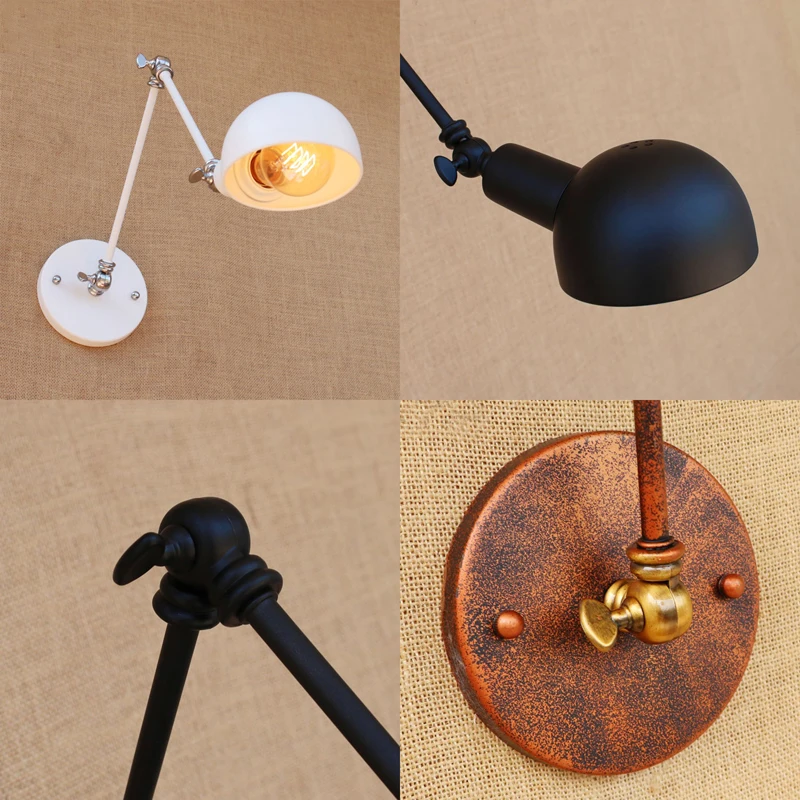 Винтажная настенная лампа промышленные настенные светильники настенное бра с