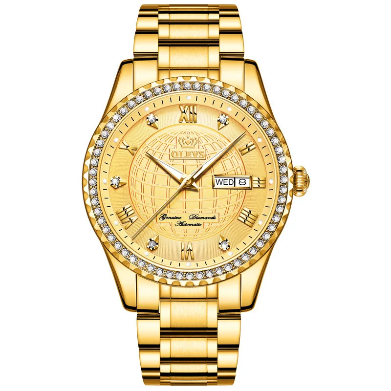 

Automatic Mechanical Watch Hot Selling Tuhao Gold Business Men's Watch Waterproof Watch for Men