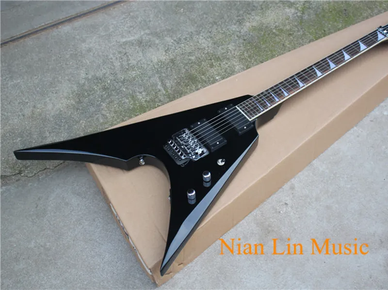 6-ой Электрогитары в Форма гриф из красного дерева с 24 Лады хром аппаратные