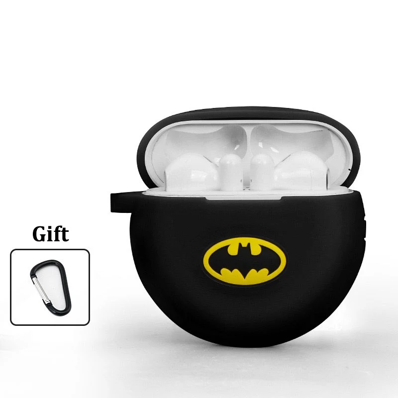 A Auroras для FreeBuds 3 чехол мультфильм дизайн Batmam Капитан Америка полный чехол противоударный протектор для huawei Freebuds 3 Чехол - Цвет: A