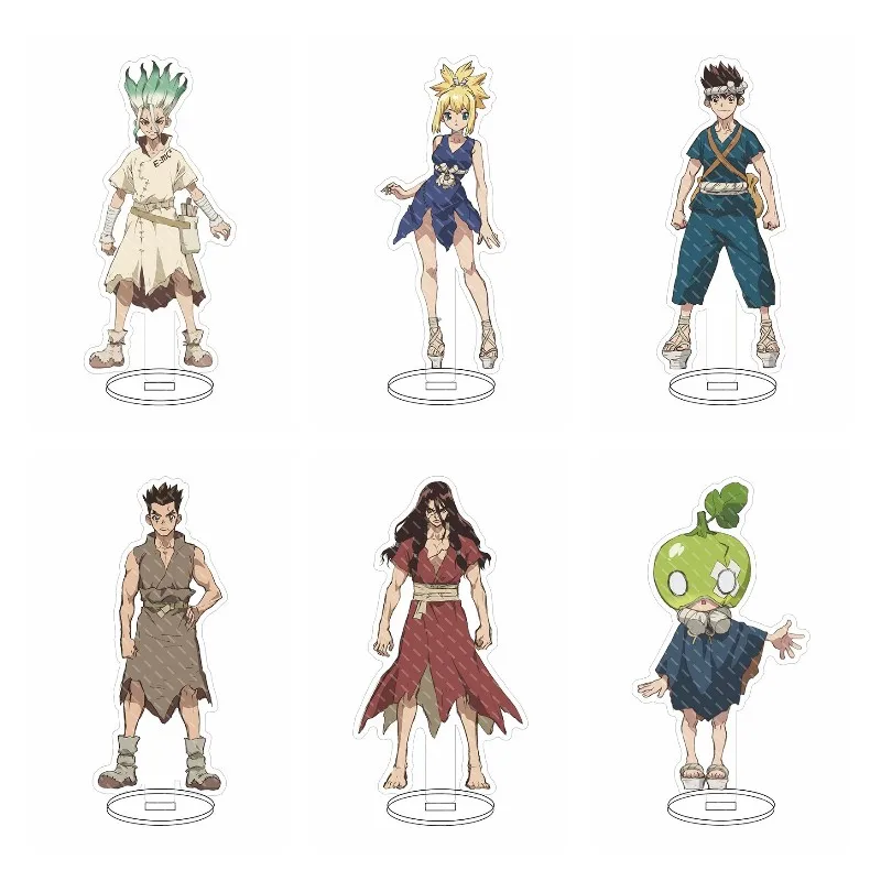 Фигурка аниме Dr.STONE для косплея Исигами Senkuu янтарный хром акриловые подставки