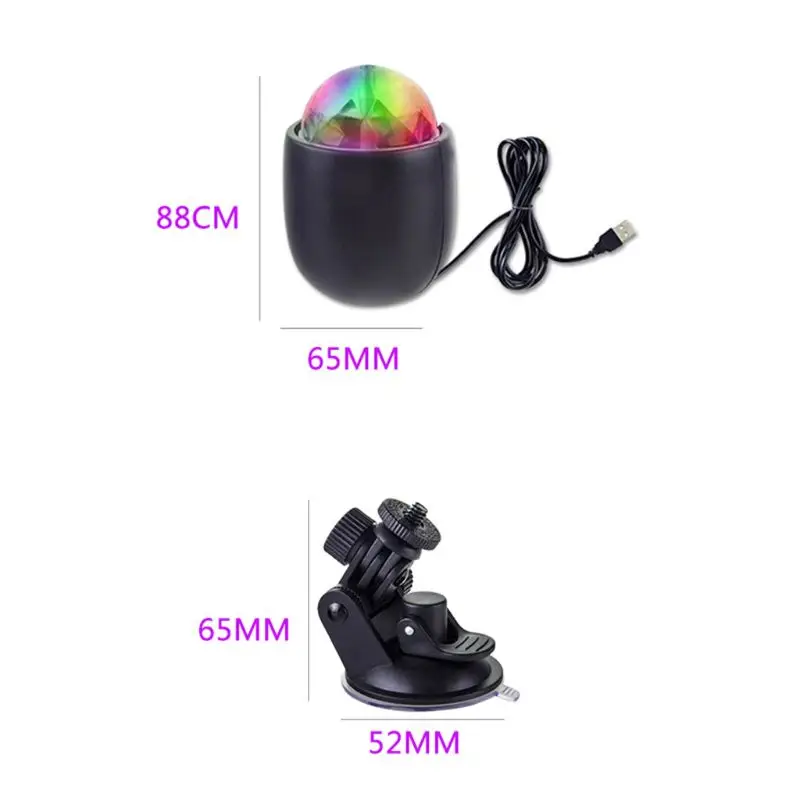 1 шт. Авто диско DJ сценический светильник ing светодиодный RGB Хрустальный Шар Лампа светильник шар лазерный проектор лампа Вечерние