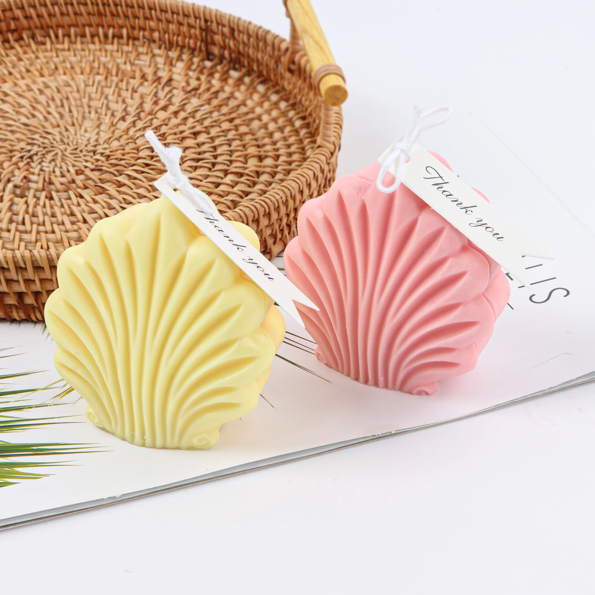 Силиконовая форма в форме свечи гриба Листьев ракушек | Дом и сад