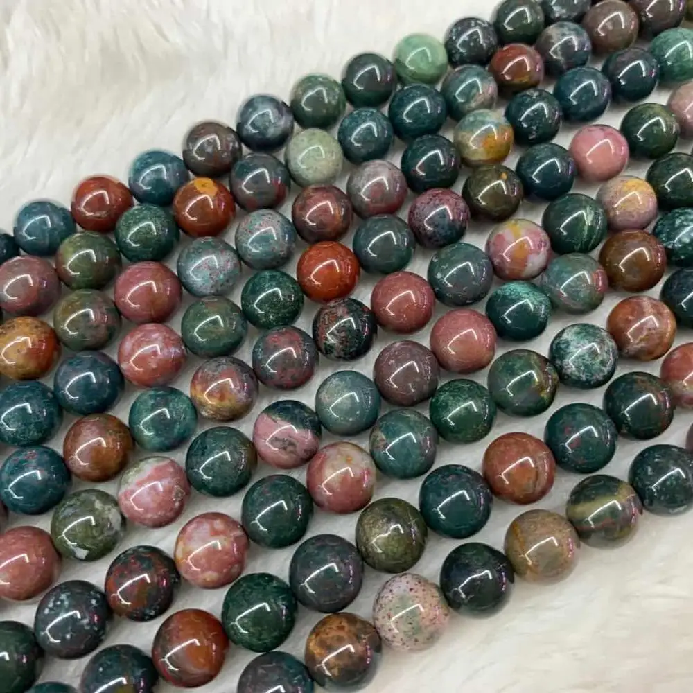 _ Бусины из гелиотропа бусины натурального камня незакрепленные для