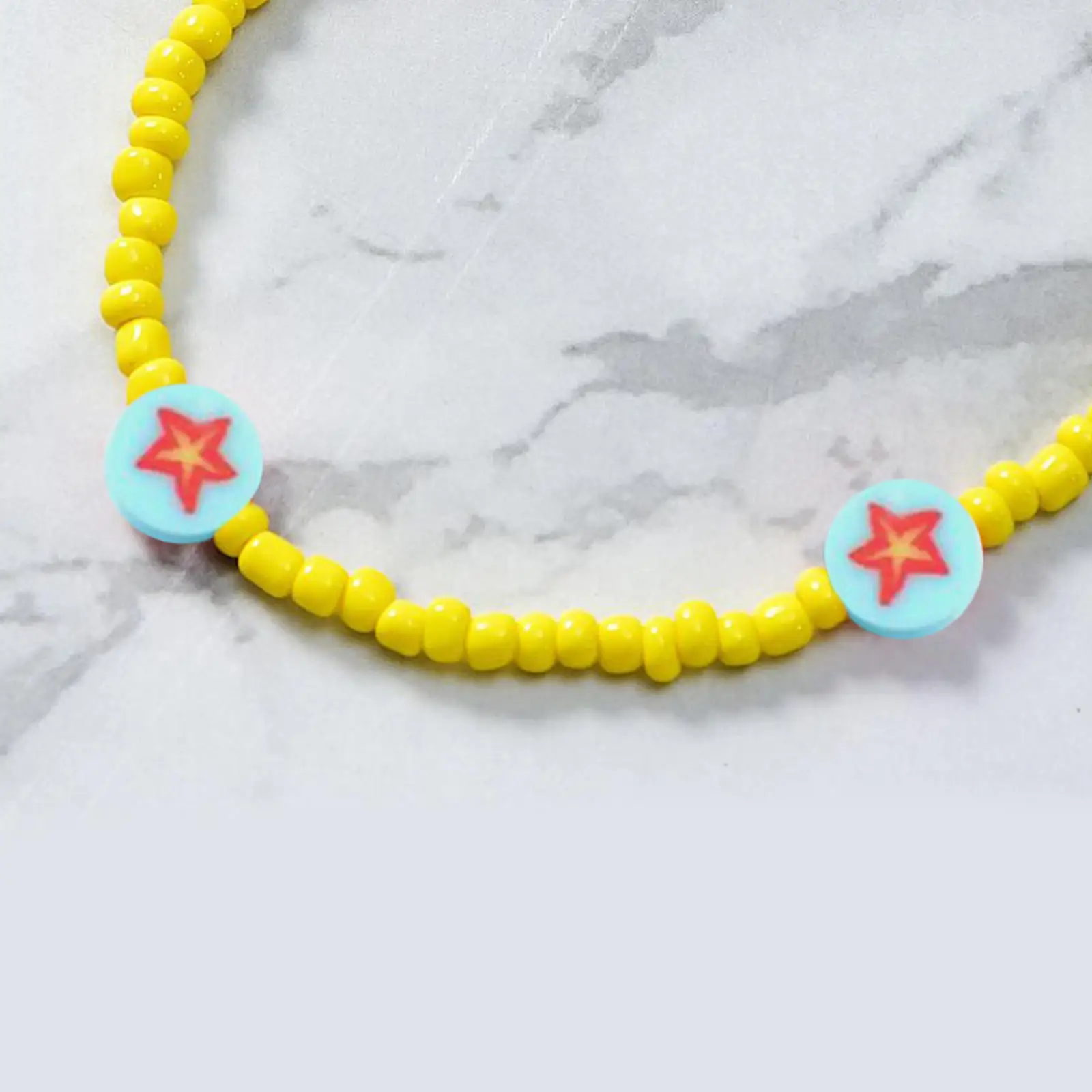 

110x Cute Clay Beads 2mm Spacers Colorful Slice Handmade Mixed for Bracelet