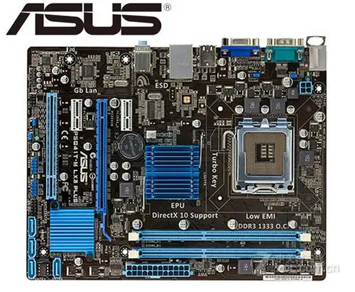 ASUS P5G41T M LX3 Plus оригинальная материнская плата DDR3 LGA 775 USB2.0 VGA 18 ГБ G41 б/у десктопные