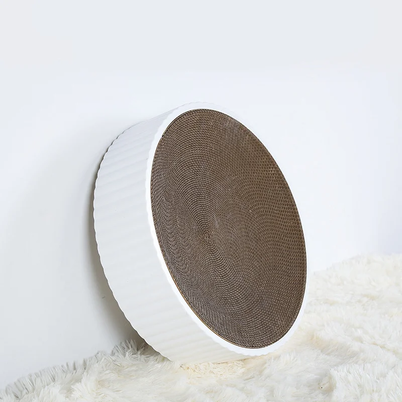 

Bowl Shaped Cat Bed High-density Scratch-resistant Corrugated Cat Scratching Board Cat Toys Pet Playing Sleeping Cat Furniture