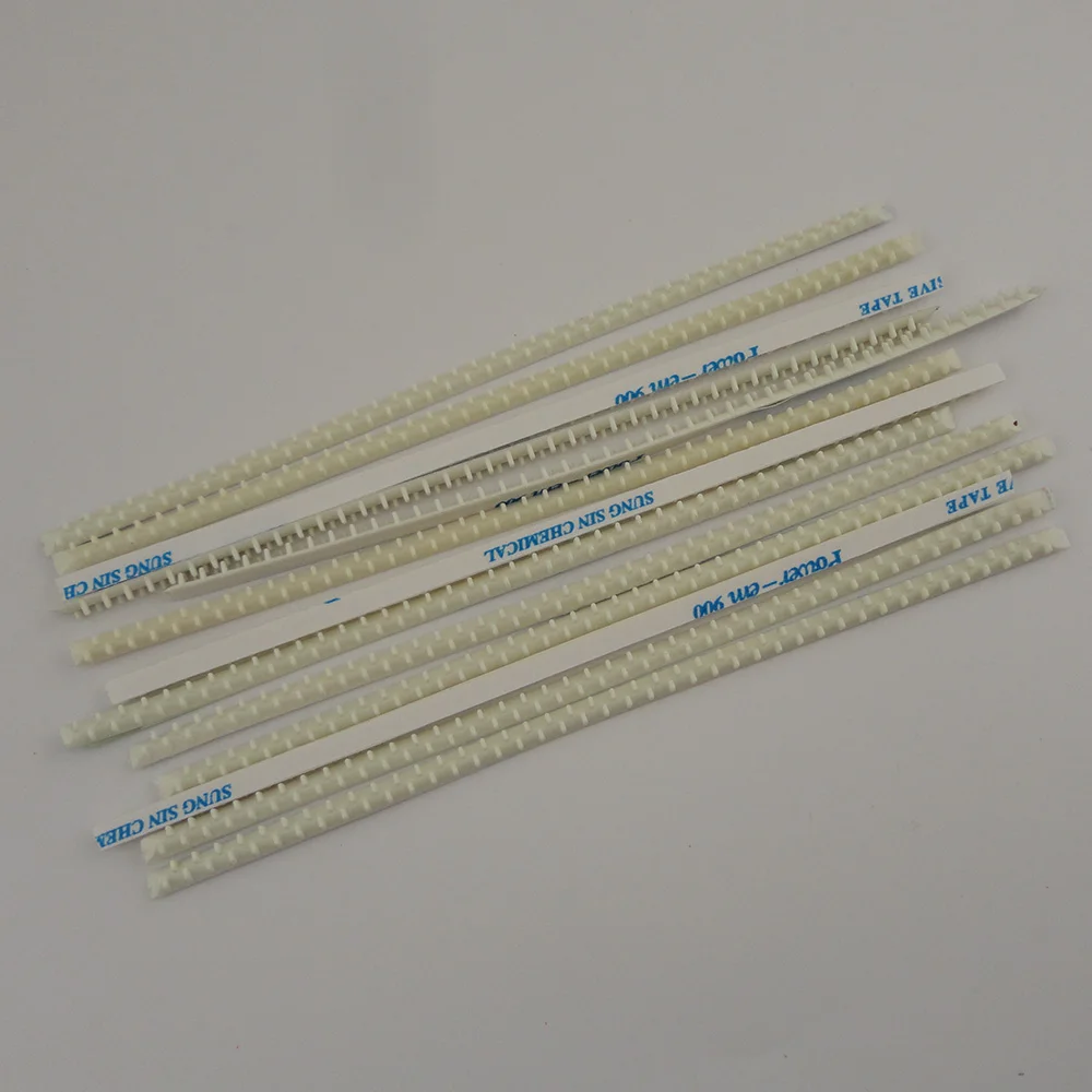 

20PCS 5mm 8mm White Adhesive Rubber Headband Teeth Lined Headbands Self-stick Hairband Comb No slip Teeth for DIY Korea Item