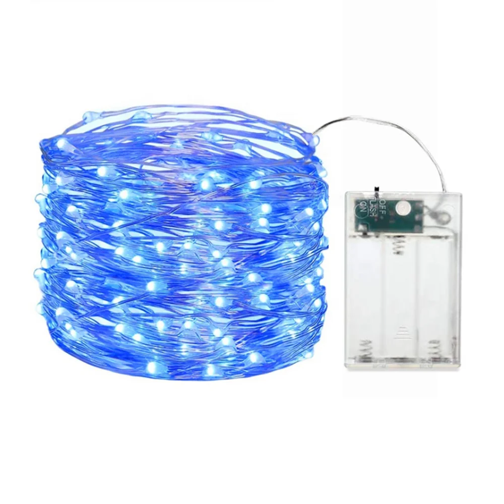 

Светодиодная гирлянда Brangdy, 2 м, тёплый белый, батарейная