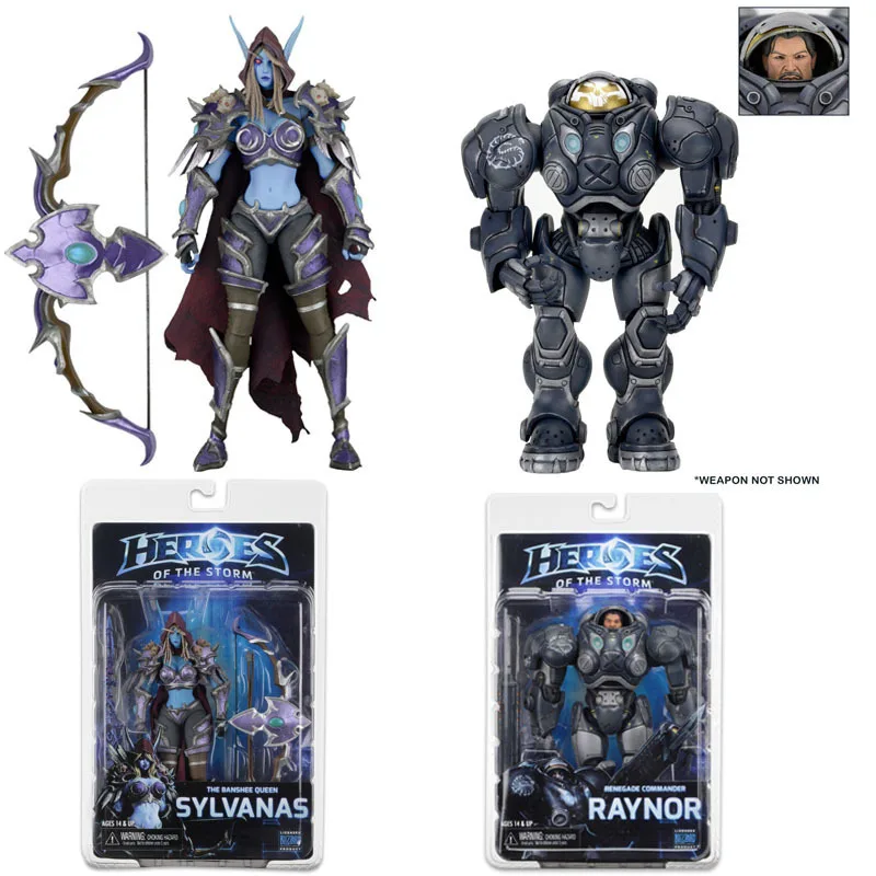 NECA шторм герой World of Warcraft Старкрафт Рейнольдс Сильвана 7-дюймовый фигурка Мобильные Модели