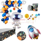 Космического пространства вечерние астронавт космический корабль воздушный шарик из фольги в форме галактики солнечная система для костюмированной вечеринки по теме для мальчика для детской вечеринки в честь Дня Рождения, украшения свадебные сувениры